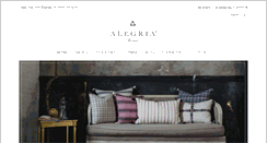 Desktop Screenshot of alegriahome.com